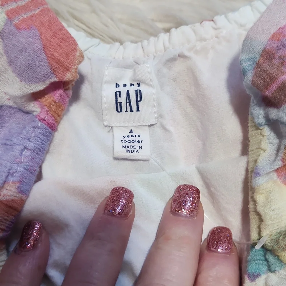 Baby Gap floral dress- 4 years old